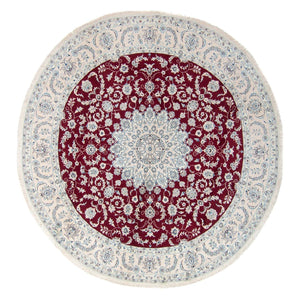 Tappeto Persero - Nain rotondo  - 295 x 295 cm - rosso scuro