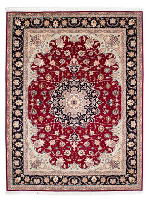 Tappeto Persero - Tabriz - Reale - 236 x 178 cm - rosso scuro
