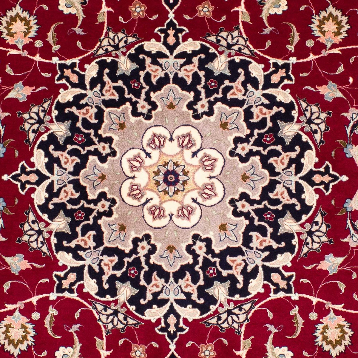 Tappeto Persero - Tabriz - Reale - 236 x 178 cm - rosso scuro