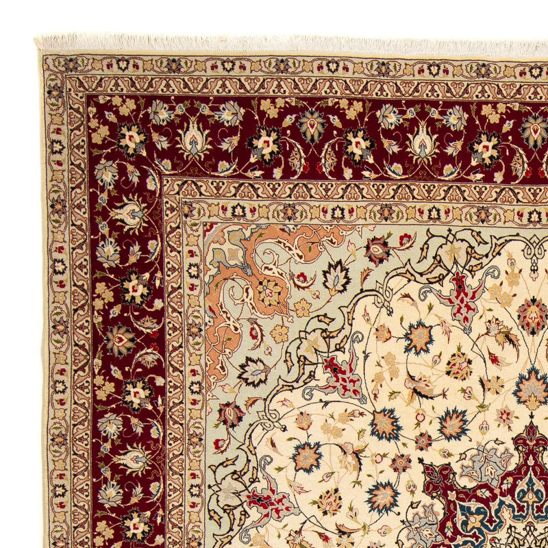Tappeto Persero - Tabriz - Reale quadrato  - 258 x 252 cm - beige