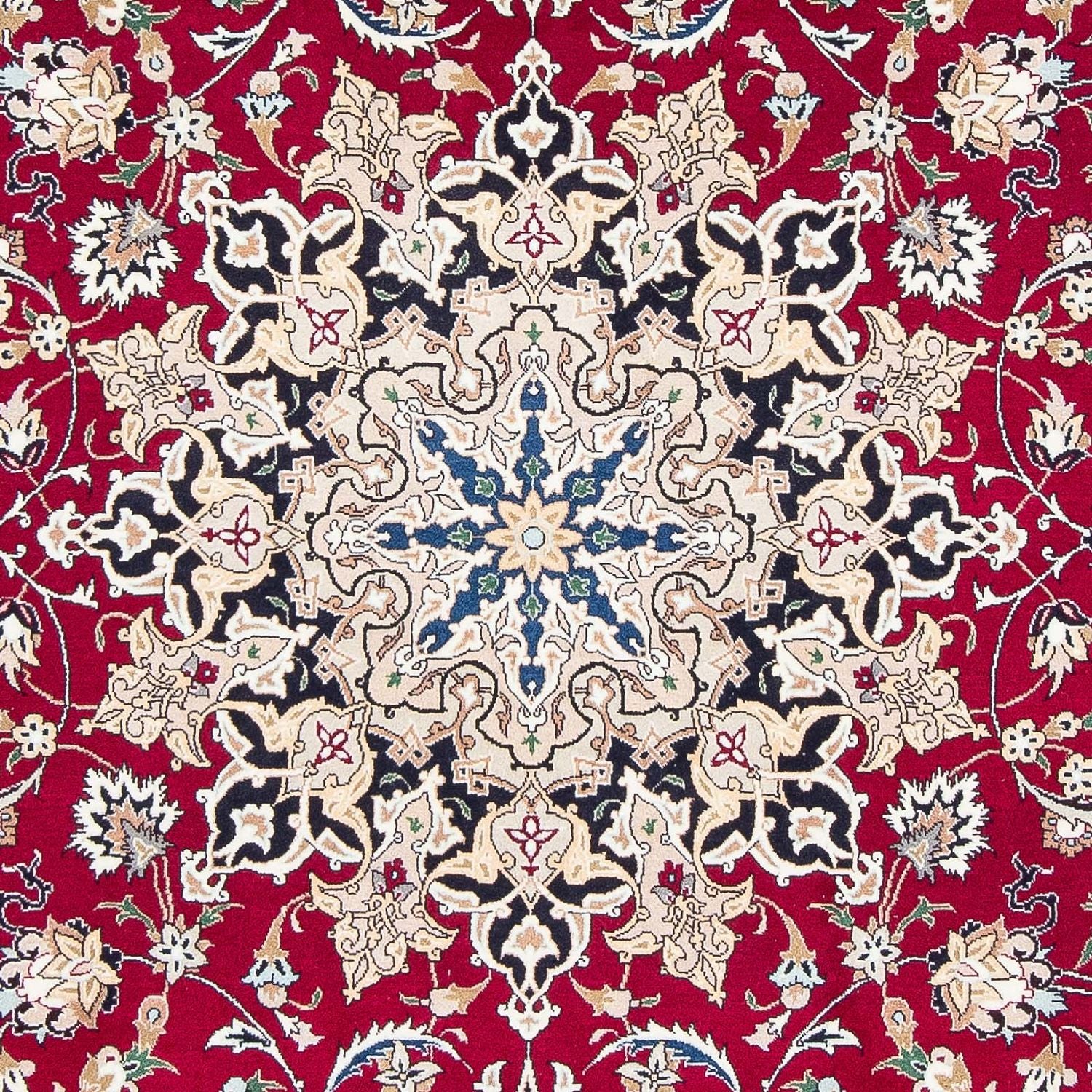 Tappeto Persero - Tabriz - Reale - 303 x 202 cm - rosso scuro