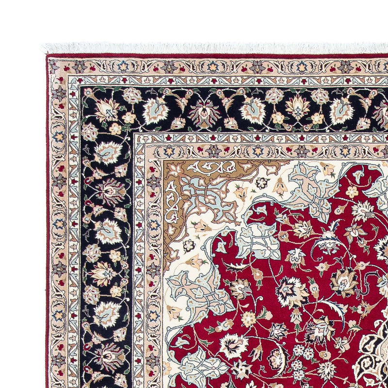 Tappeto Persero - Tabriz - Reale - 303 x 202 cm - rosso scuro