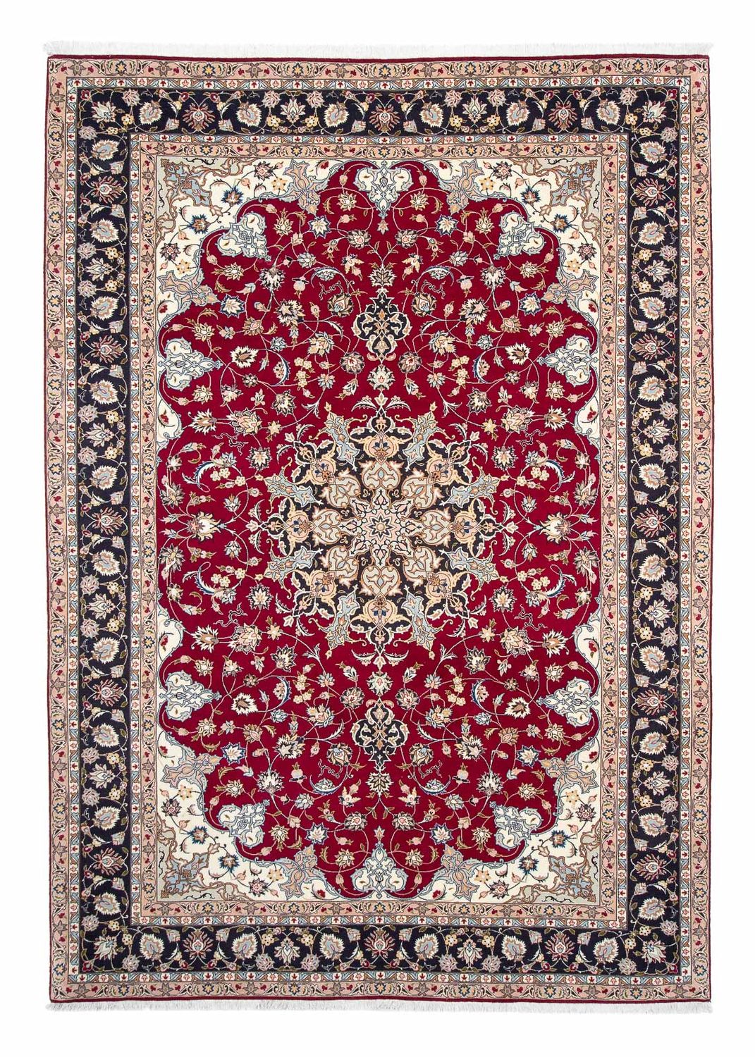 Tappeto Persero - Tabriz - Reale - 305 x 204 cm - rosso scuro