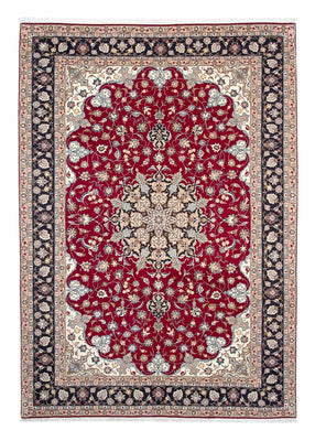 Tappeto Persero - Tabriz - Reale - 305 x 204 cm - rosso scuro