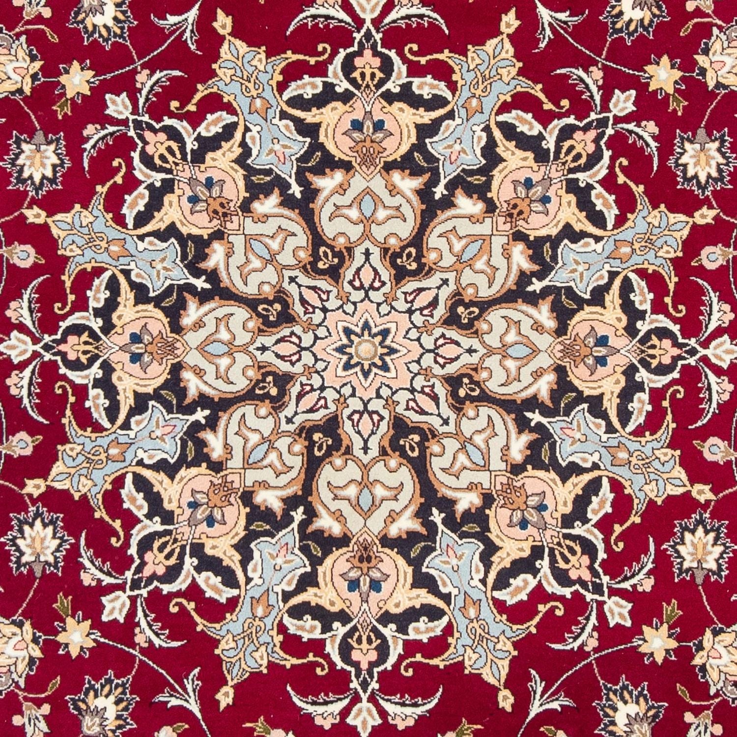 Tappeto Persero - Tabriz - Reale - 305 x 204 cm - rosso scuro
