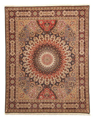 Tappeto Persero - Tabriz - Reale - 258 x 205 cm - marrone chiaro