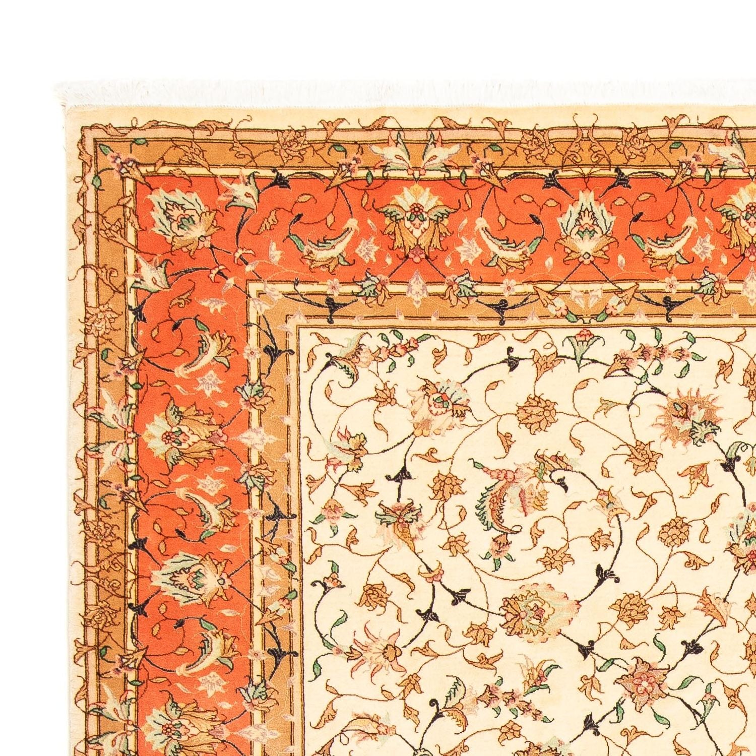 Tappeto Persero - Tabriz - Reale - 281 x 201 cm - beige