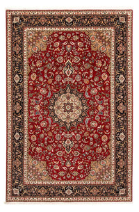 Tappeto Persero - Tabriz - Reale - 316 x 206 cm - rosso scuro