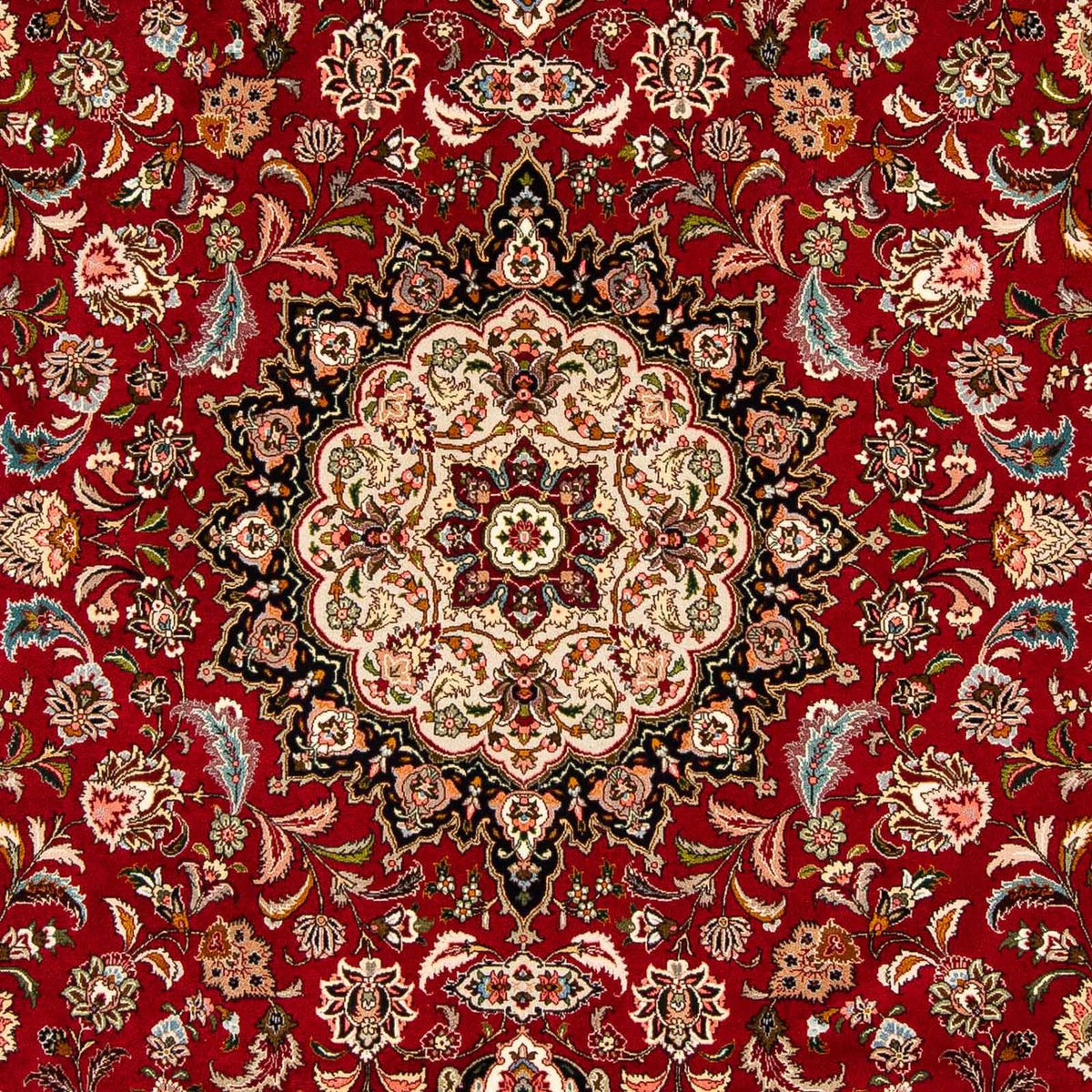 Tappeto Persero - Tabriz - Reale - 316 x 206 cm - rosso scuro