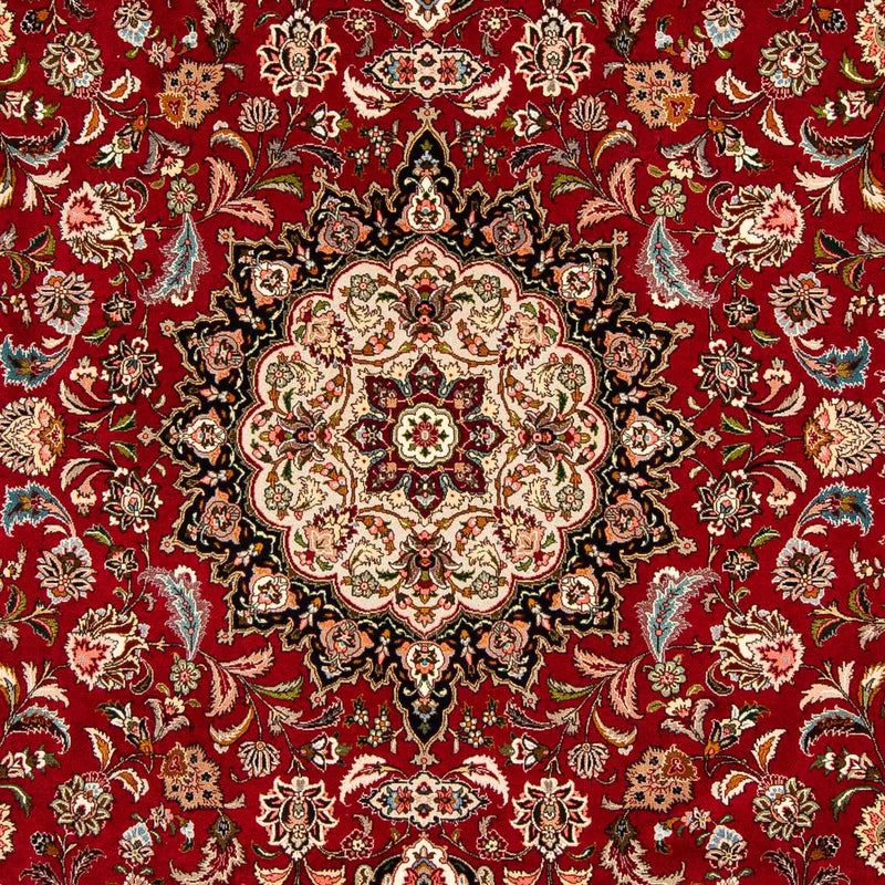 Tappeto Persero - Tabriz - Reale - 316 x 206 cm - rosso scuro