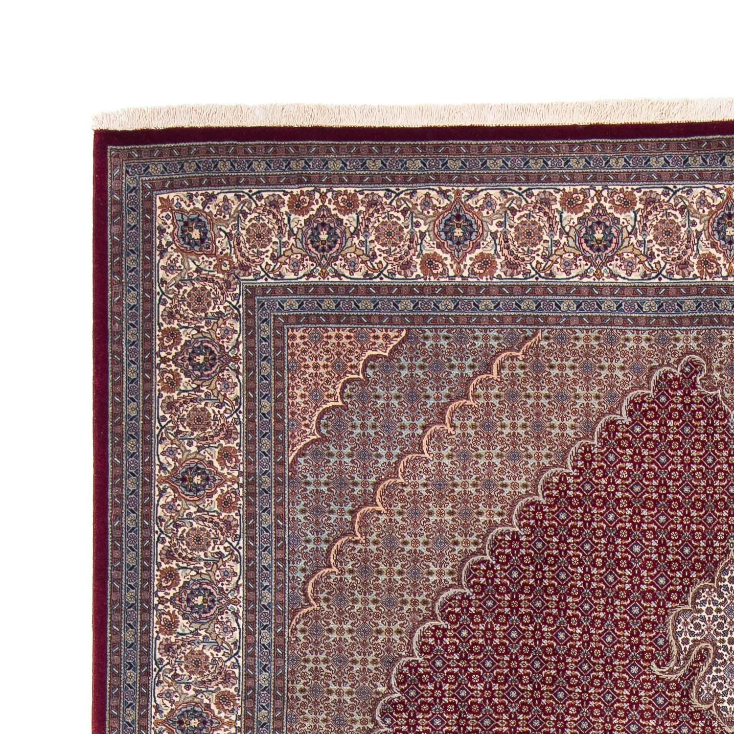 Tappeto Persero - Tabriz - 300 x 198 cm - rosso scuro