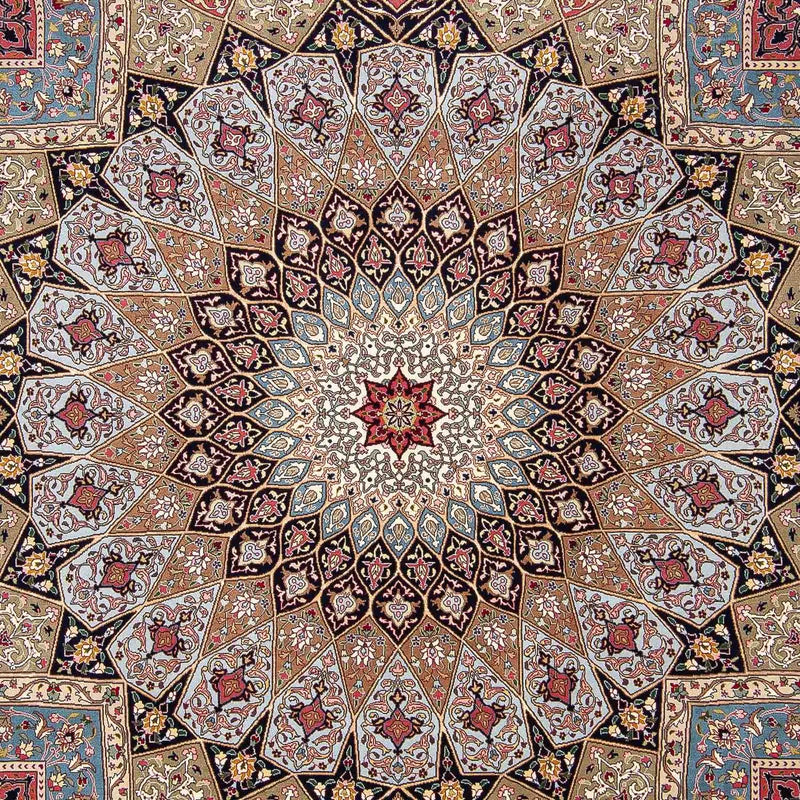 Tappeto Persero - Tabriz - Reale - 297 x 253 cm - multicolore