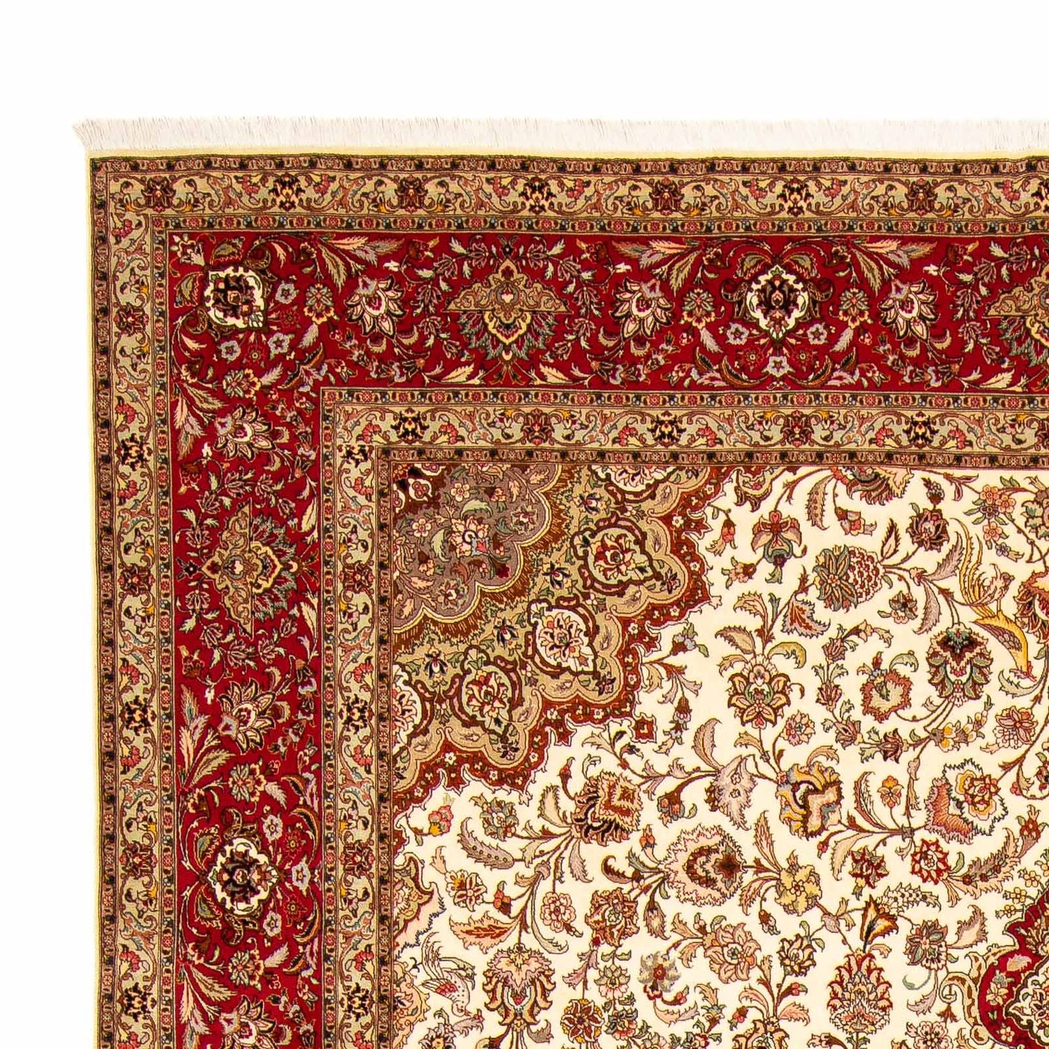 Tappeto Persero - Tabriz - Reale - 415 x 306 cm - marrone chiaro