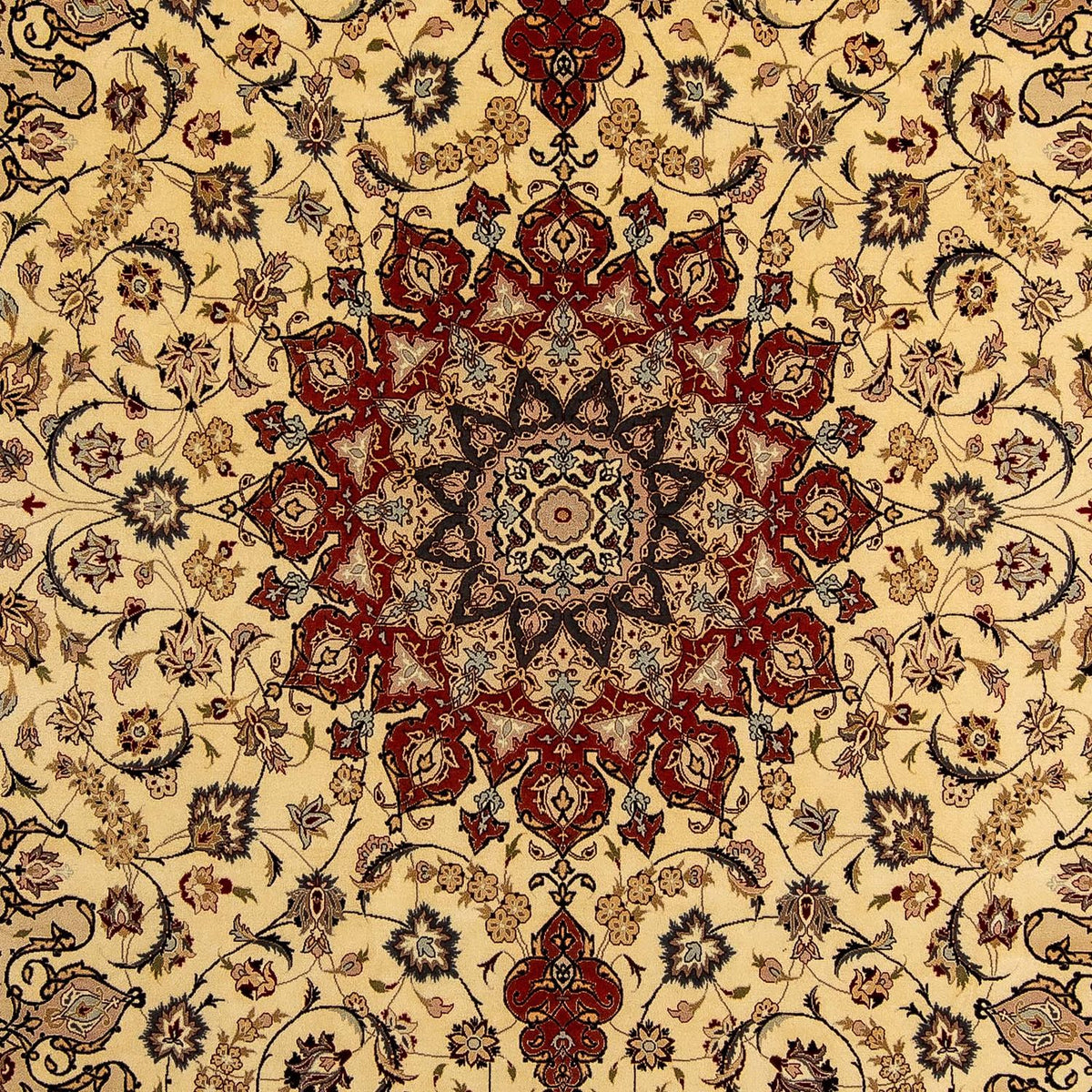 Tappeto Persero - Tabriz - Reale - 355 x 253 cm - beige