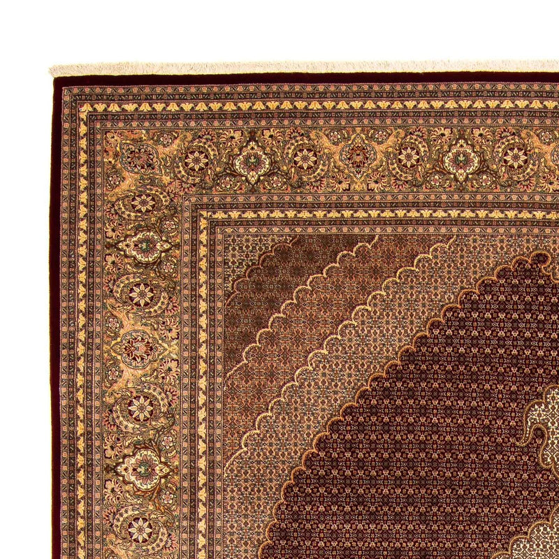 Tappeto Persero - Tabriz - 403 x 300 cm - rosso scuro