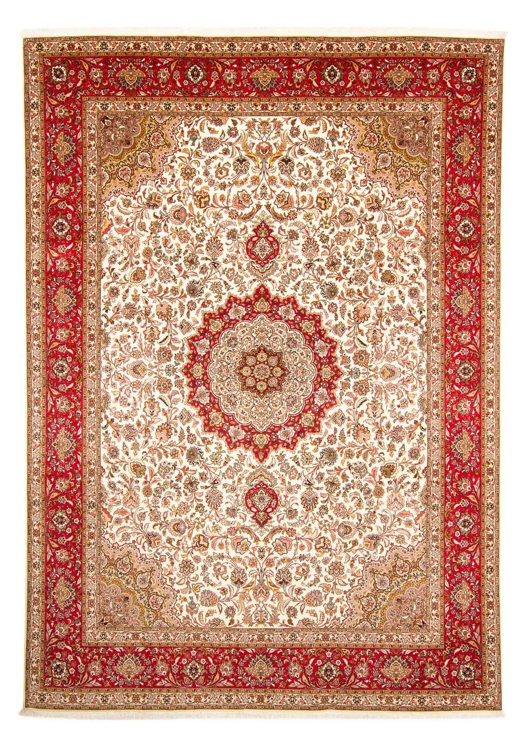 Tappeto Persero - Tabriz - Reale - 411 x 303 cm - rosso