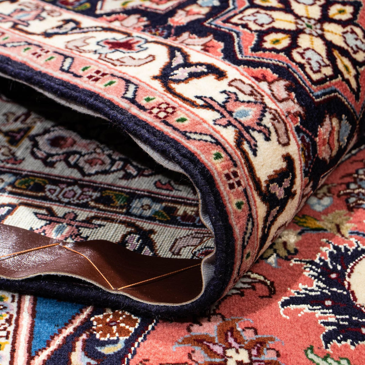 Tappeto Persero - Tabriz - Reale - 190 x 156 cm - marrone chiaro