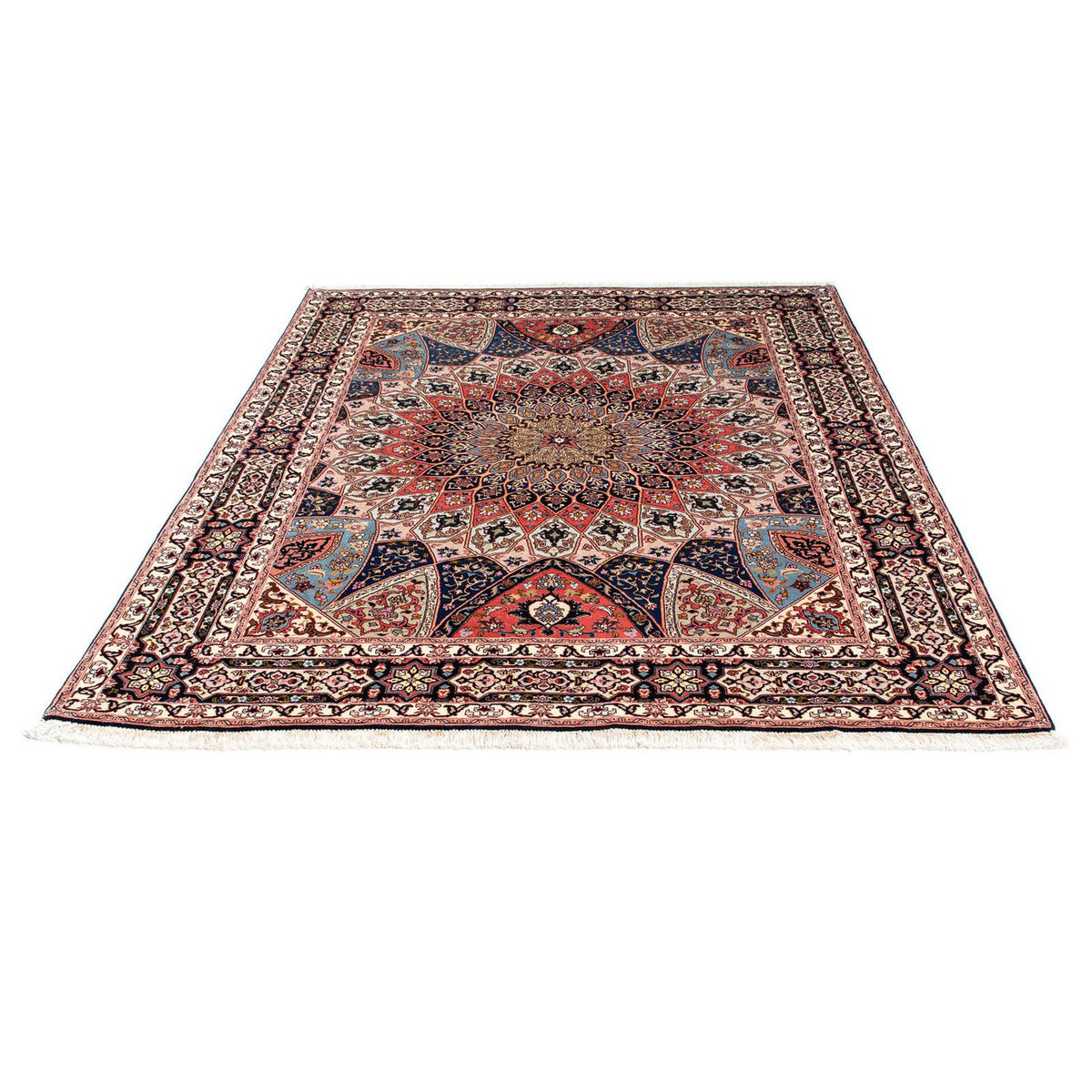 Tappeto Persero - Tabriz - Reale - 190 x 156 cm - marrone chiaro