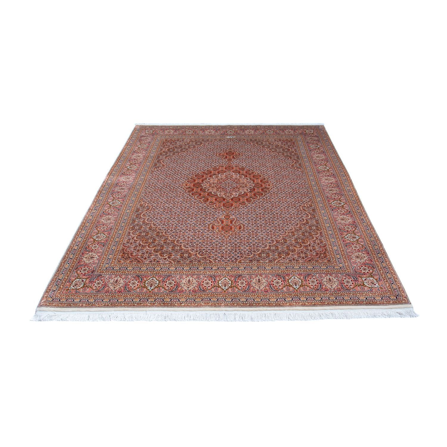 Tappeto Persero - Tabriz - 202 x 150 cm - rosso chiaro
