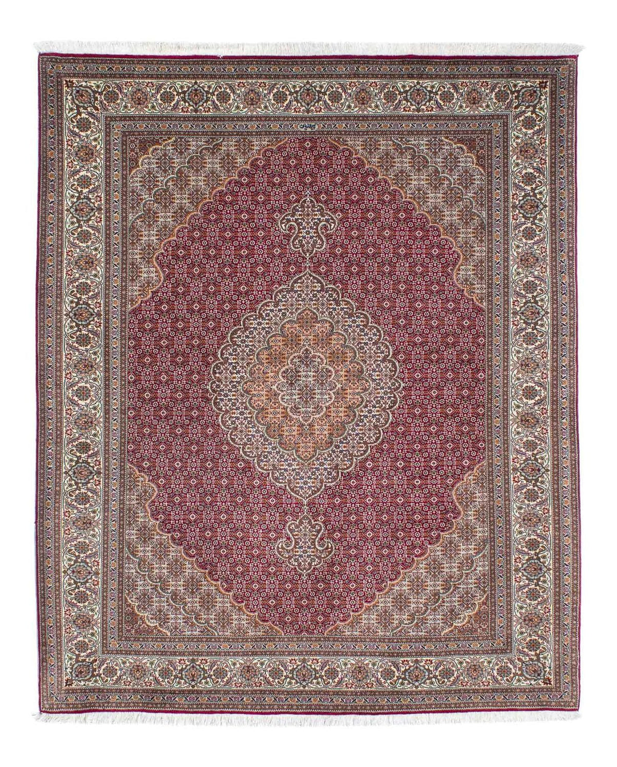 Tappeto Persero - Tabriz - 192 x 155 cm - rosso chiaro