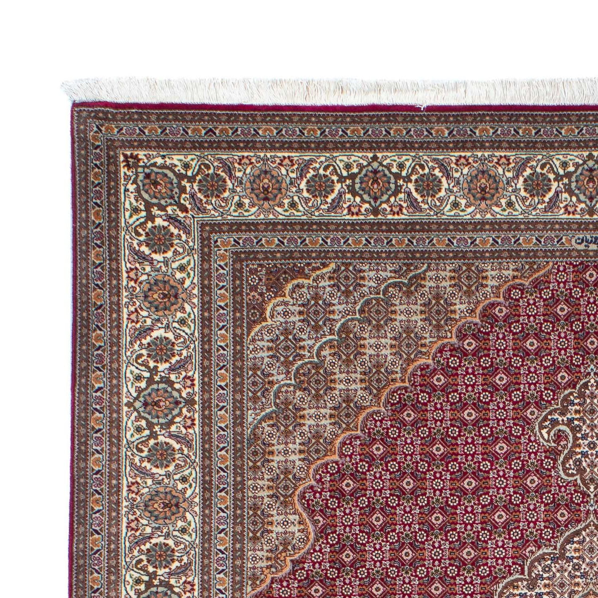 Tappeto Persero - Tabriz - 192 x 155 cm - rosso chiaro