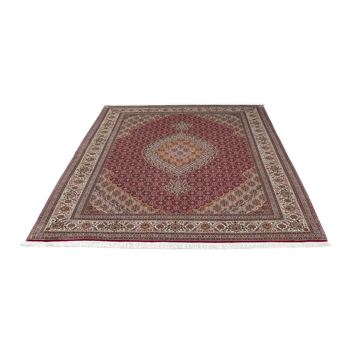 Tappeto Persero - Tabriz - 192 x 155 cm - rosso chiaro