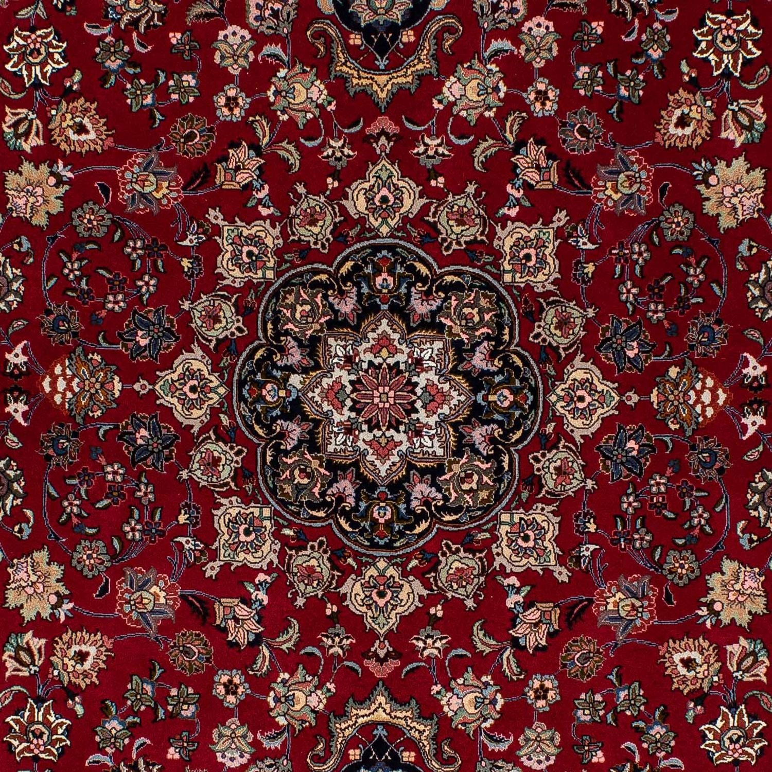 Tappeto Persero - Tabriz - Reale - 212 x 149 cm - rosso scuro