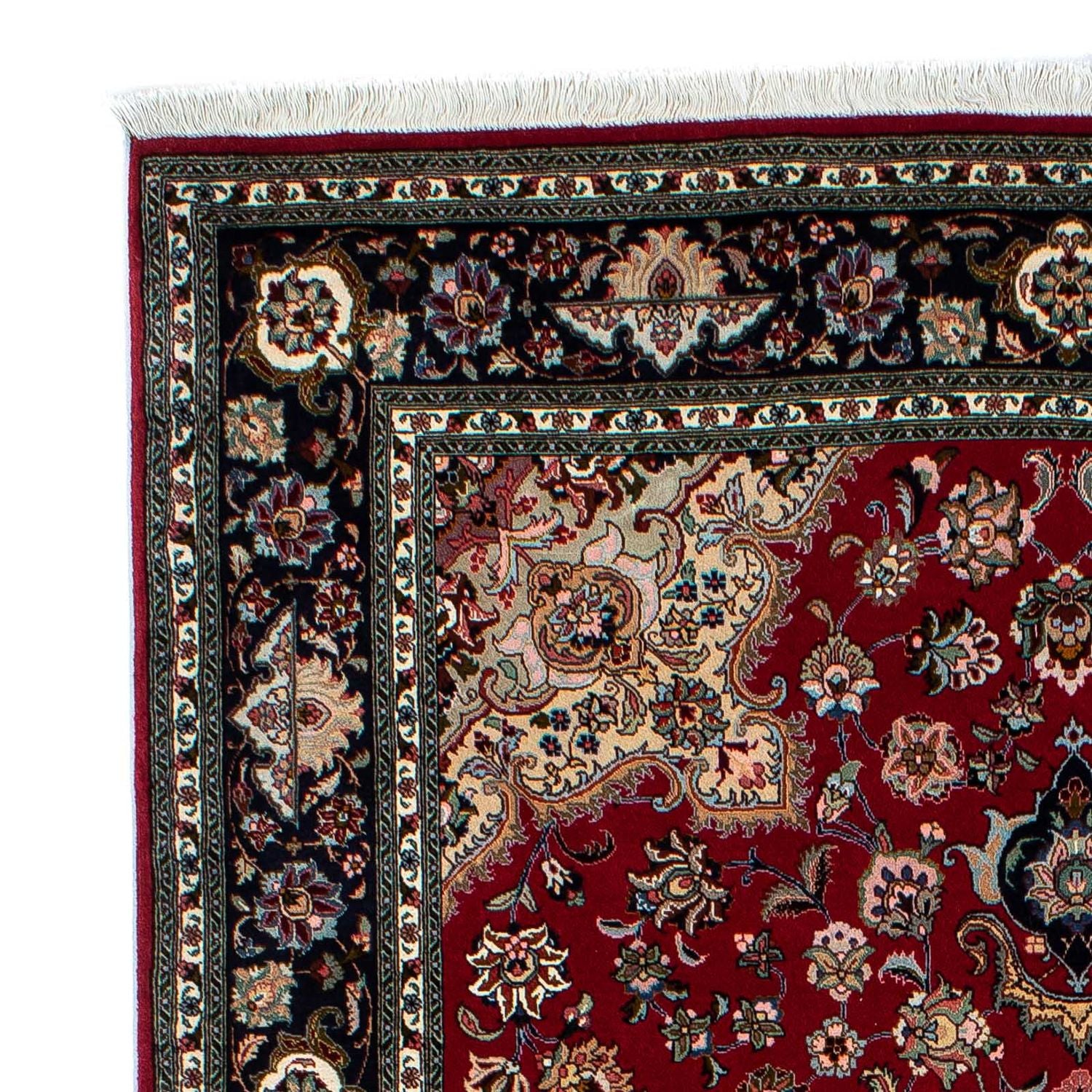 Tappeto Persero - Tabriz - Reale - 212 x 149 cm - rosso scuro