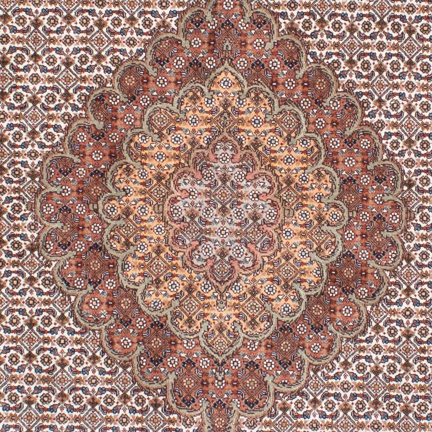 Tappeto Persero - Tabriz - 198 x 152 cm - marrone chiaro