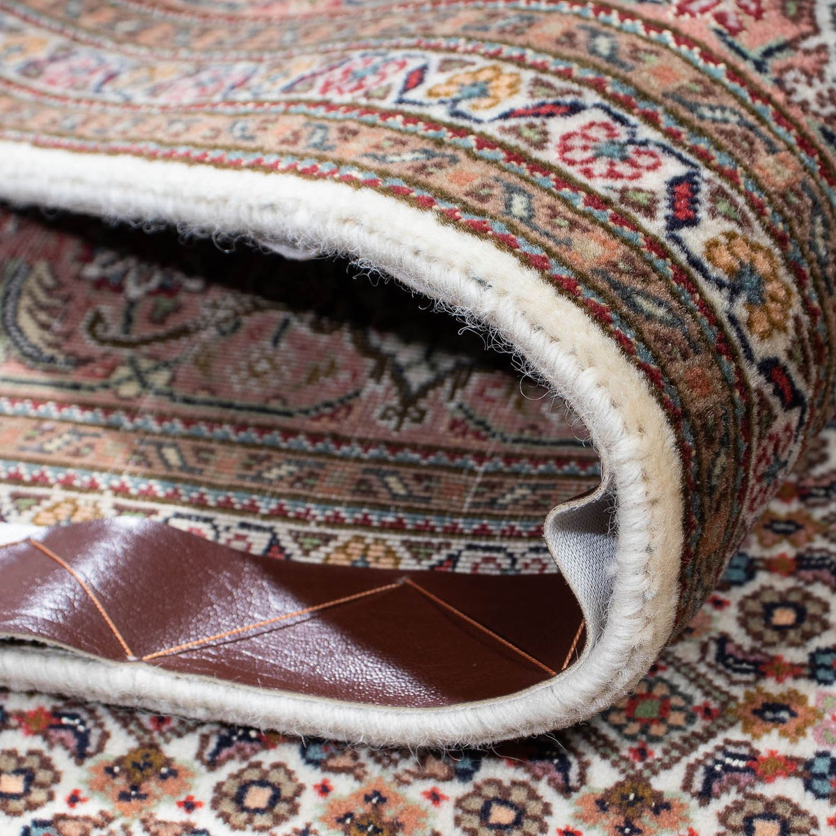 Tappeto Persero - Tabriz - 198 x 152 cm - marrone chiaro