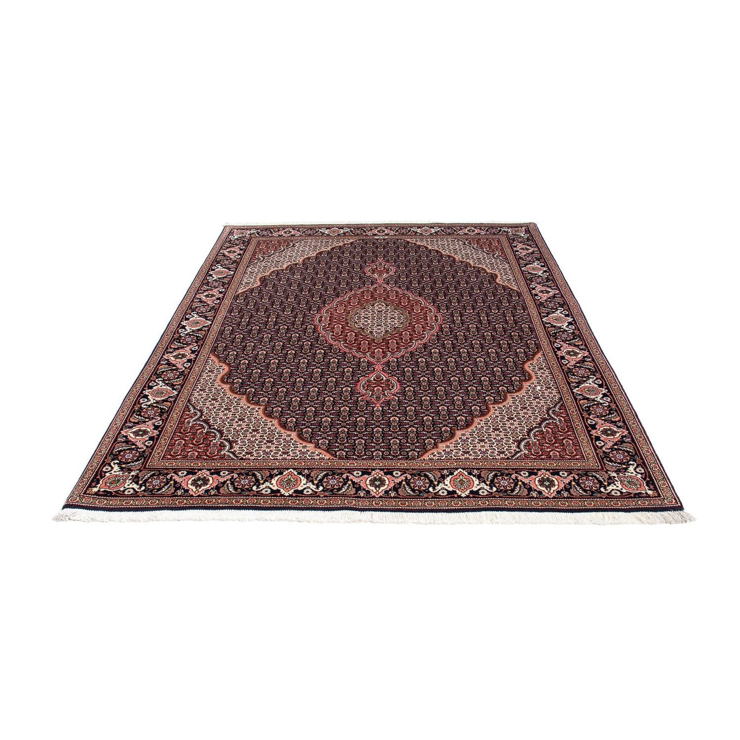 Tappeto Persero - Tabriz - 194 x 154 cm - marrone chiaro