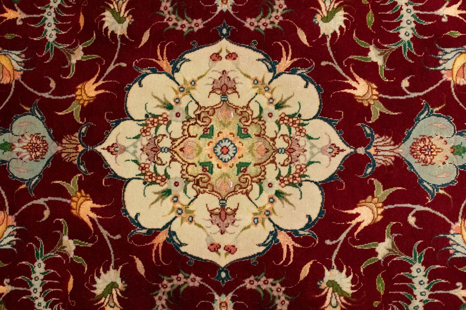 Tappeto Persero - Tabriz - Reale - 149 x 100 cm - rosso