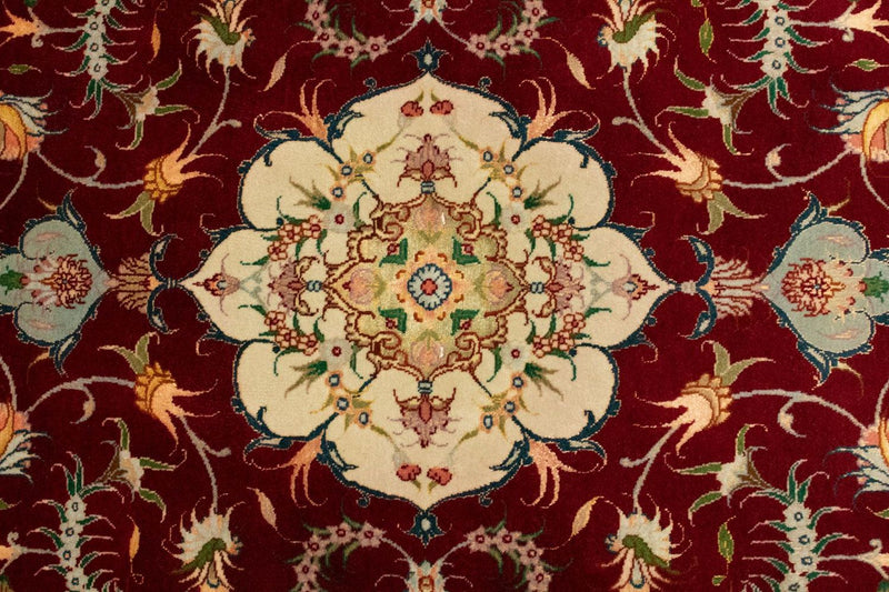 Tappeto Persero - Tabriz - Reale - 149 x 100 cm - rosso