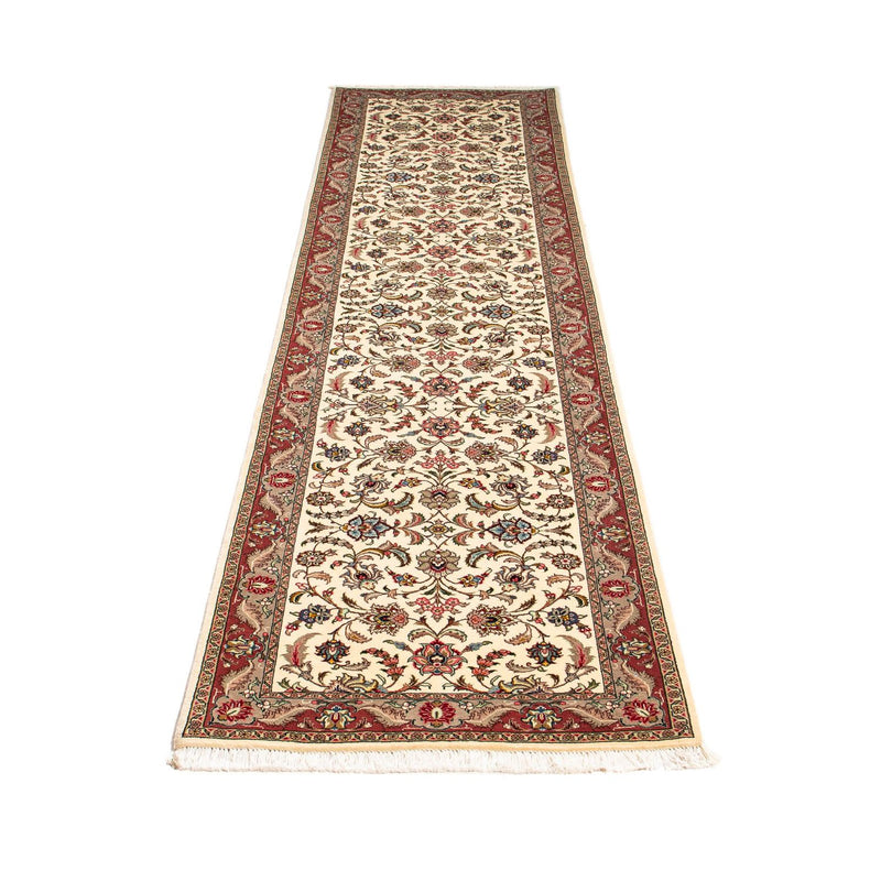 Tappeto corsia Tappeto Persero - Tabriz - Reale - 298 x 72 cm - beige