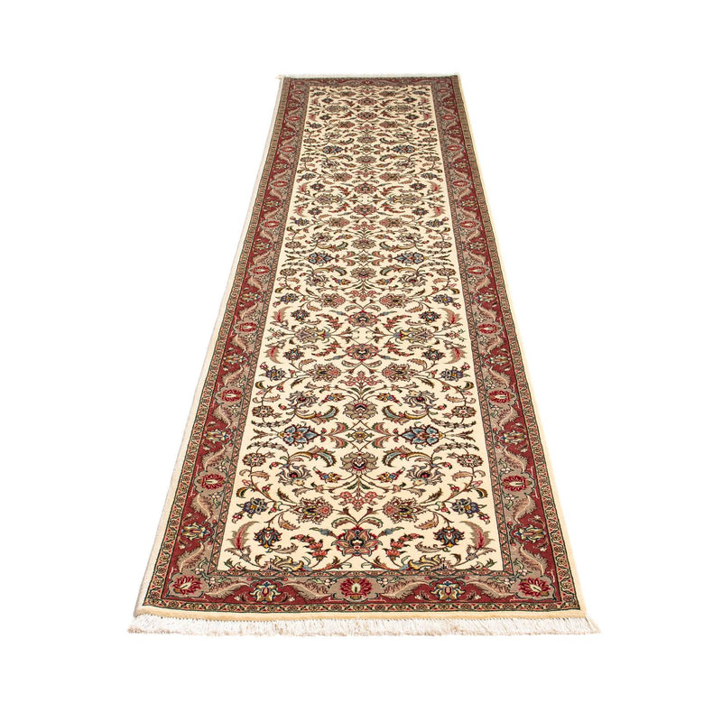 Tappeto corsia Tappeto Persero - Tabriz - Reale - 297 x 73 cm - beige