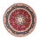 Tappeto Persero - Tabriz - Reale rotondo  - 250 x 250 cm - rosso scuro
