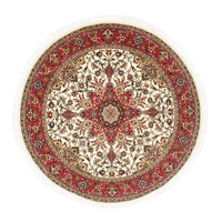 Tappeto Persero - Tabriz - Reale rotondo  - 148 x 148 cm - beige