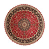 Tabriz - 50 Raj Tappeto 253x253cm - Tappeto persiano - Rotondo / Rosso scuro / 253 x 253 cm Rotondo