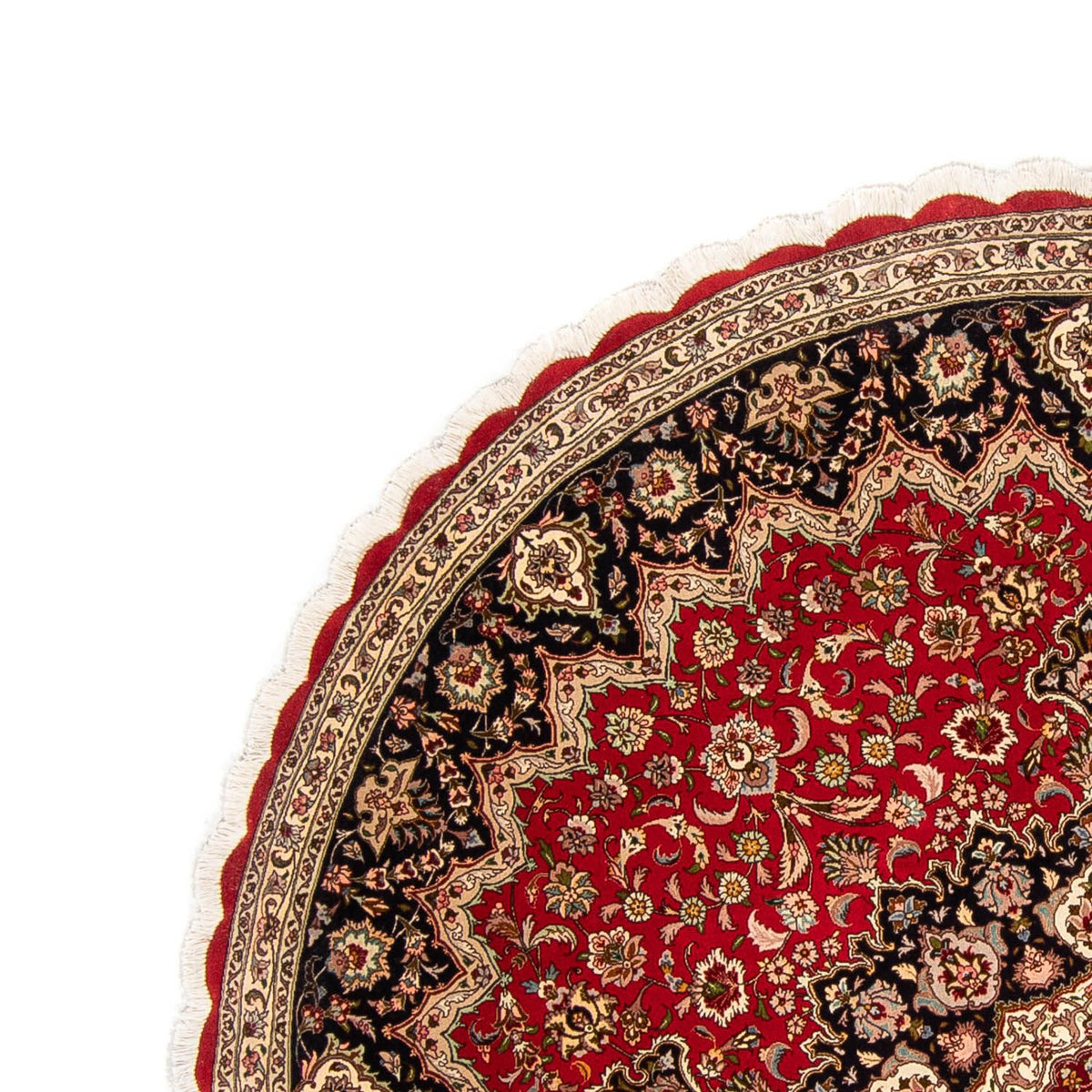 Tabriz - 50 Raj Tappeto 253x253cm - Tappeto persiano