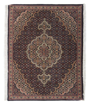 Tappeto Persero - Tabriz - Reale - 88 x 66 cm - blu scuro