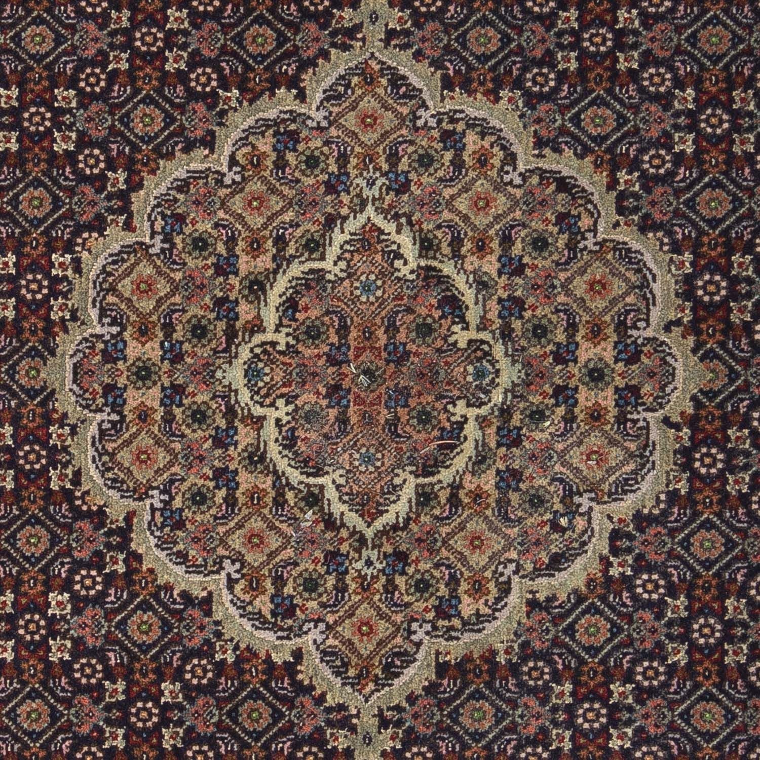Tappeto Persero - Tabriz - Reale - 88 x 66 cm - blu scuro