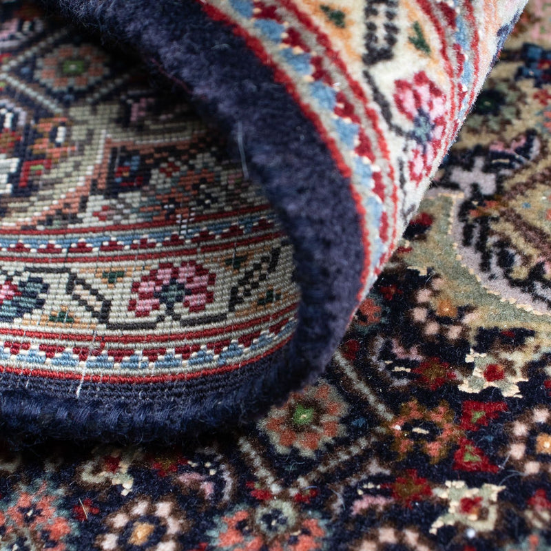 Tappeto Persero - Tabriz - Reale - 88 x 66 cm - blu scuro