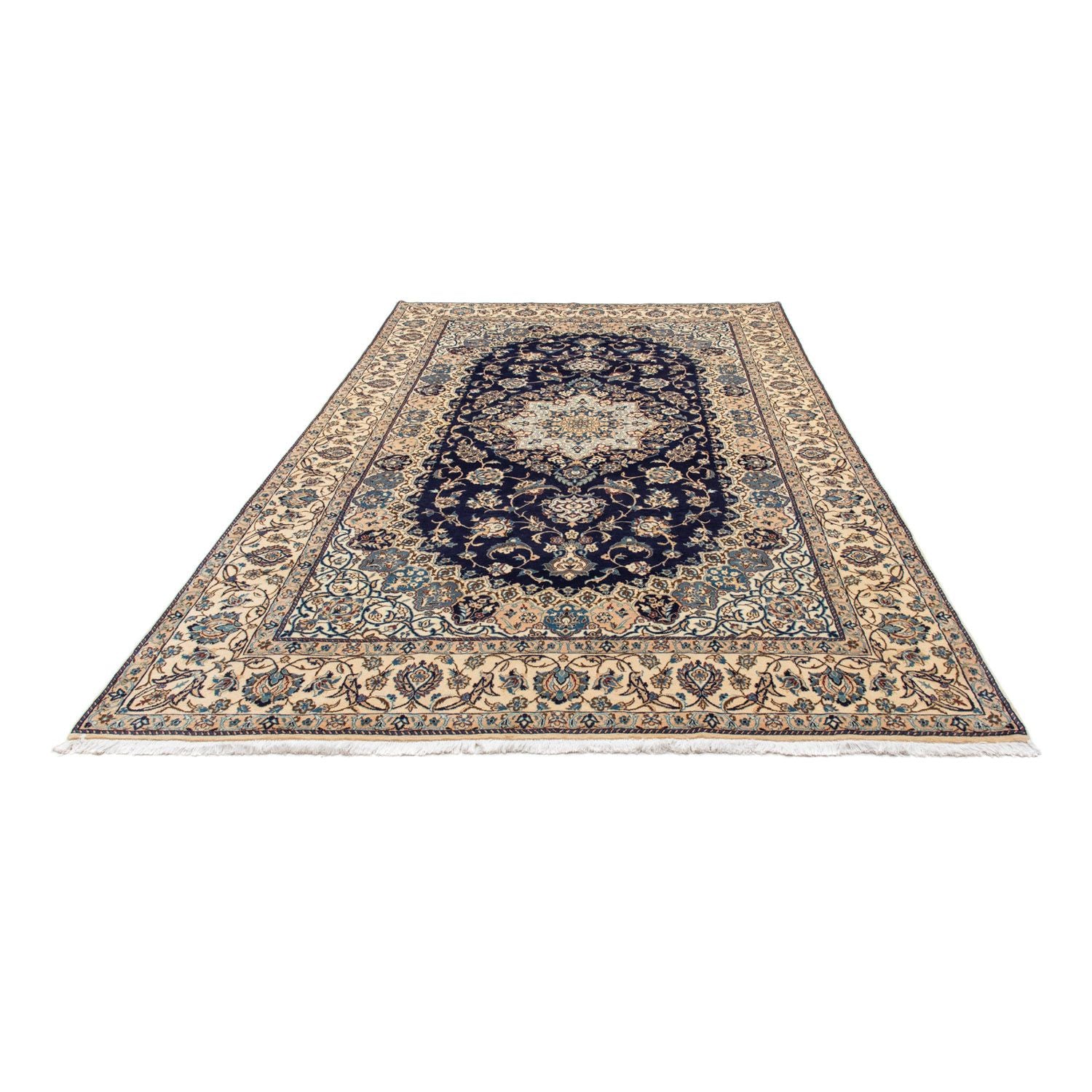 Tappeto Persero - Nain - Reale - 308 x 197 cm - blu scuro