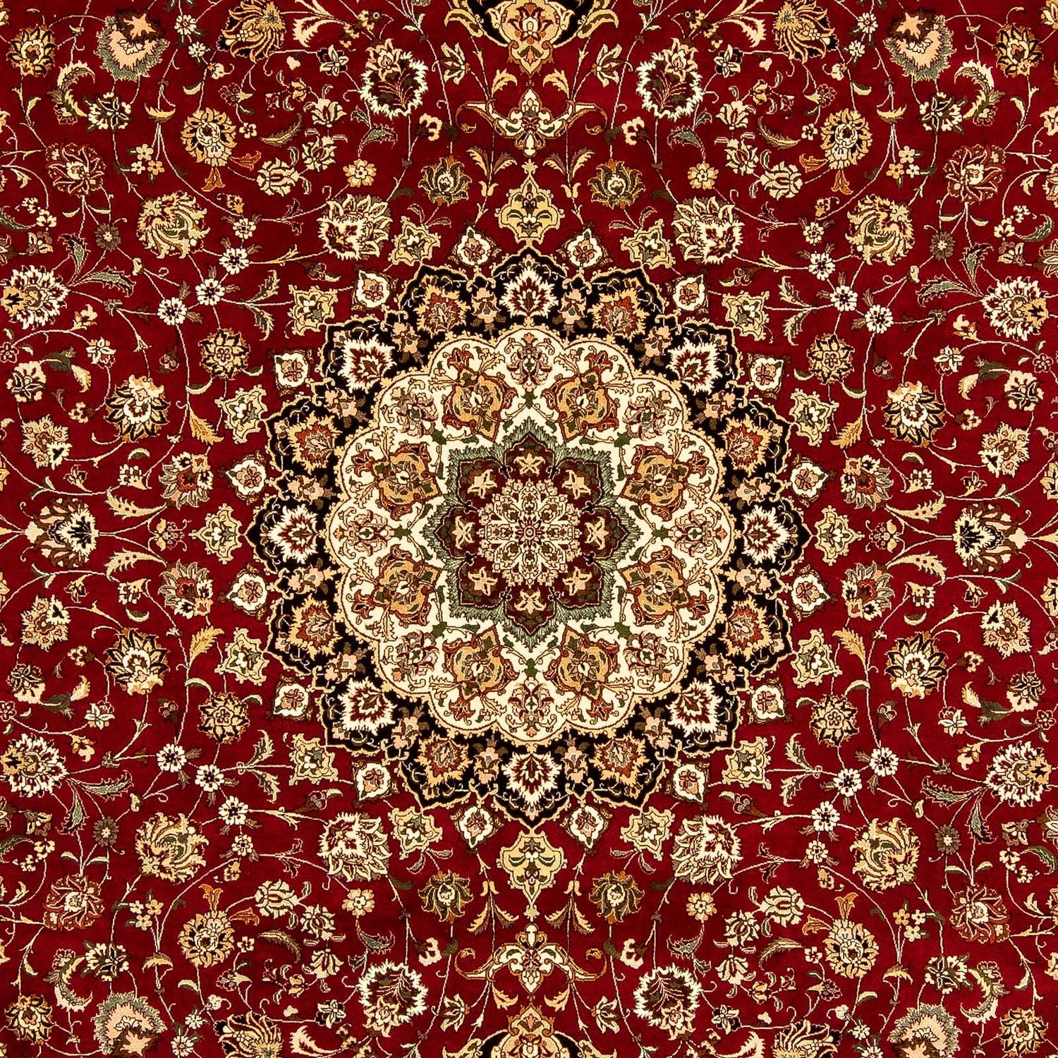 Tappeto Persero - Tabriz - Reale - 354 x 252 cm - rosso scuro