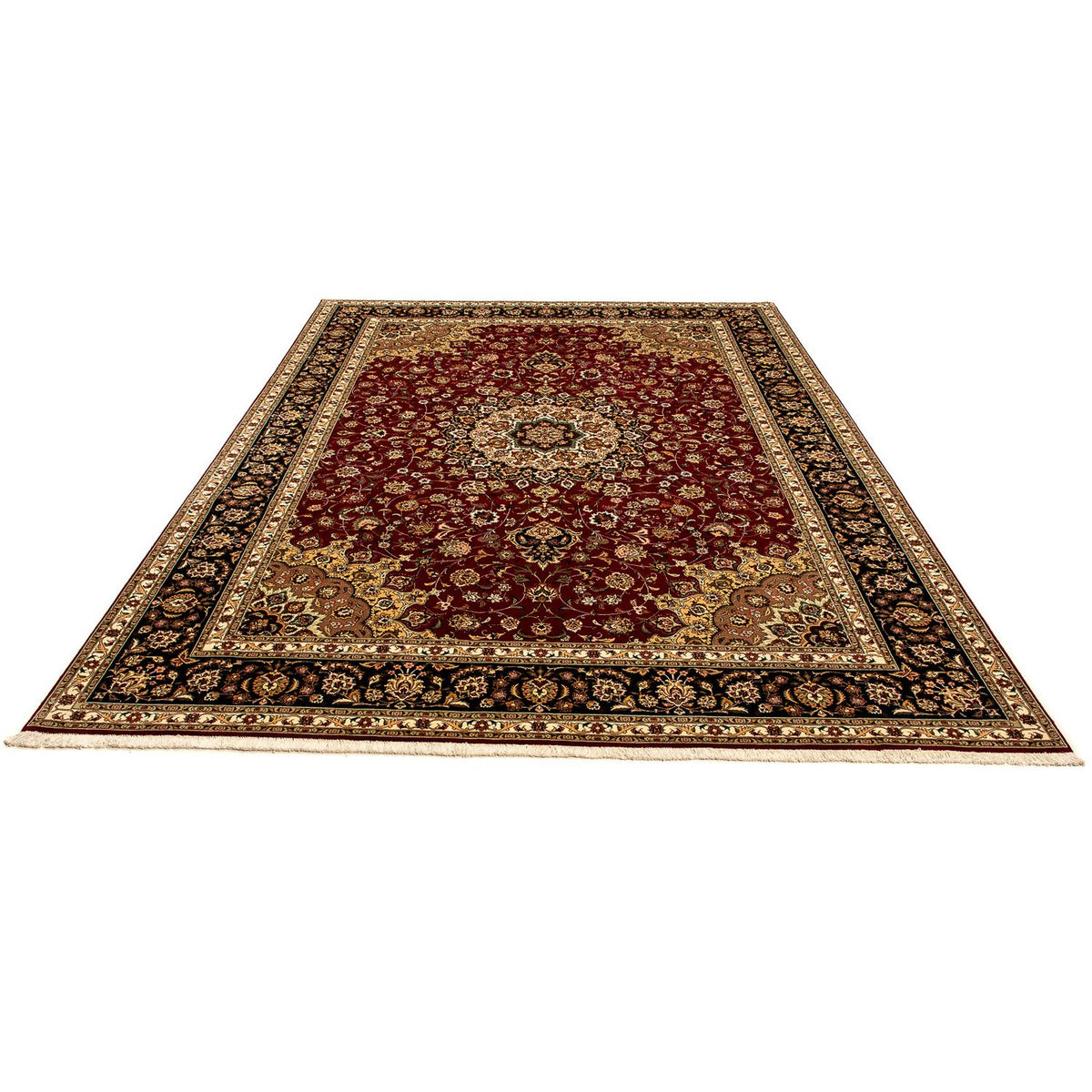 Tappeto Persero - Tabriz - Reale - 354 x 252 cm - rosso scuro