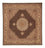 Tappeto Persero - Tabriz quadrato  - 210 x 200 cm - marrone chiaro