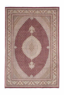 Tappeto Persero - Tabriz - 305 x 202 cm - rosso scuro