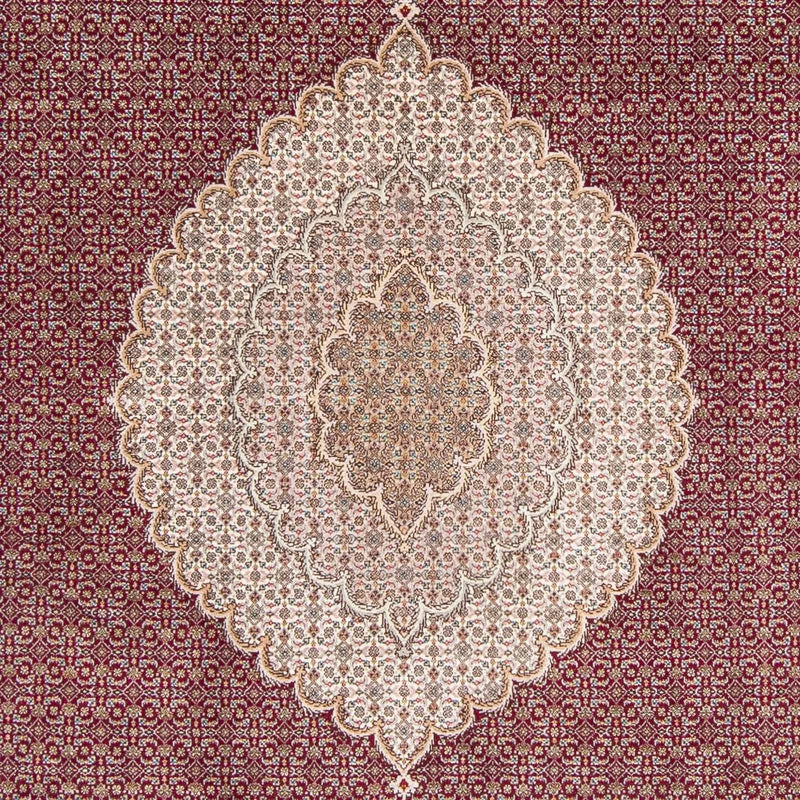 Tappeto Persero - Tabriz - 305 x 202 cm - rosso scuro