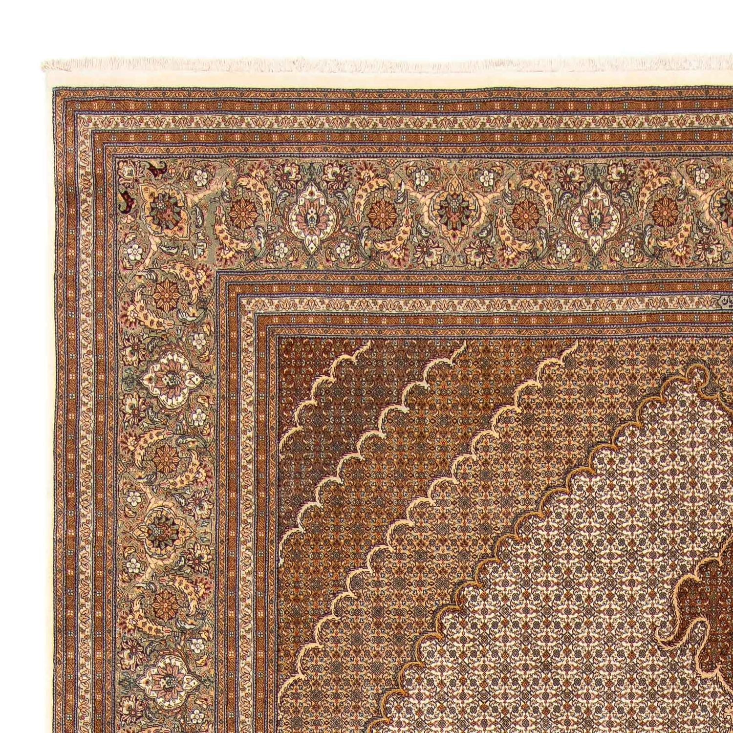 Tappeto Persero - Tabriz - 360 x 249 cm - marrone chiaro