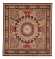 Tappeto Persero - Tabriz - Reale quadrato  - 264 x 252 cm - marrone chiaro